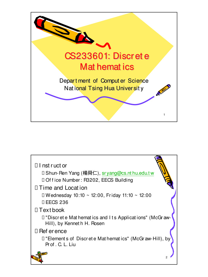 cs233601 discret e cs233601 discret e cs233601 discret e