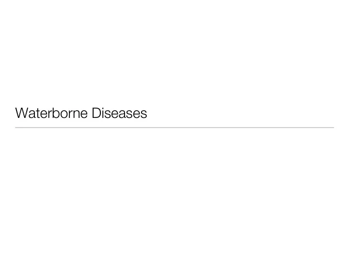 waterborne diseases introduction video water facts by ge