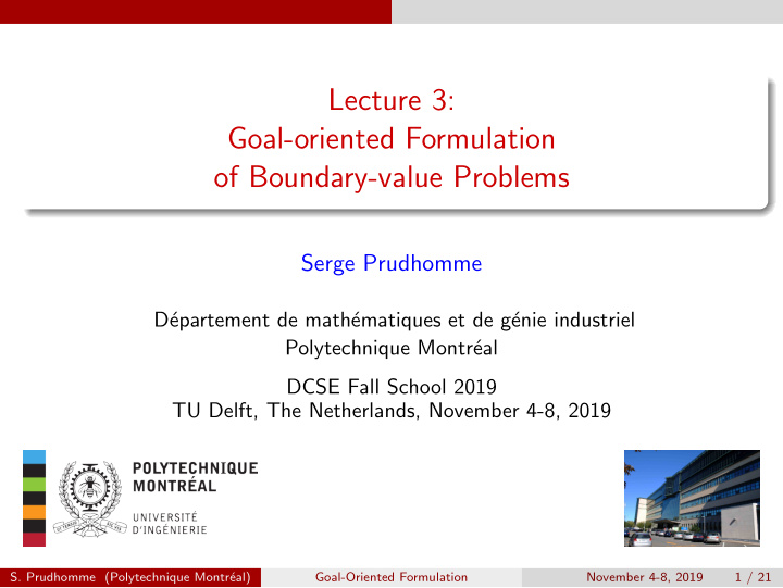 lecture 3 goal oriented formulation of boundary value