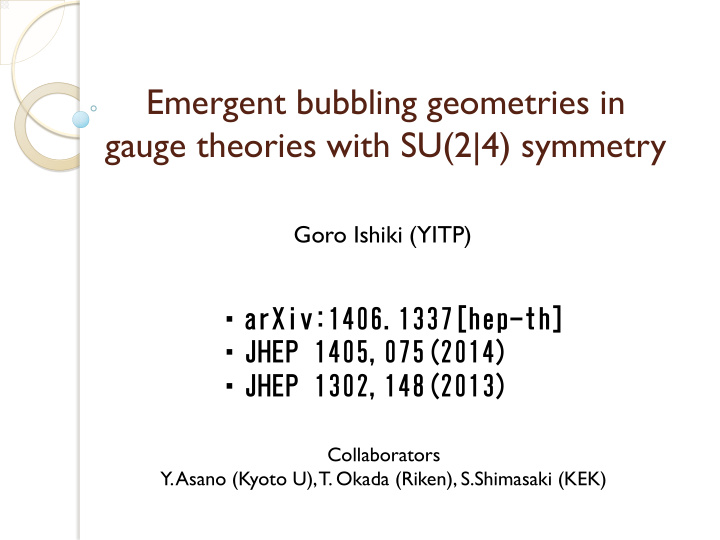 emergent bubbling geometries in gauge theories with su 2