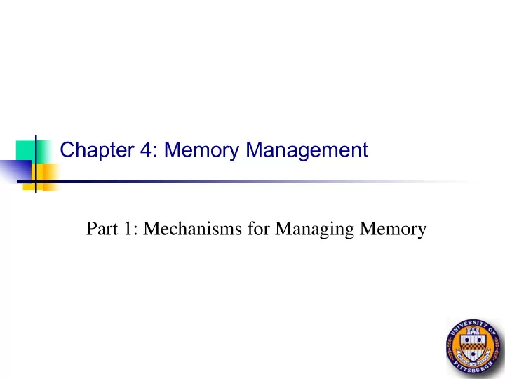 chapter 4 memory management
