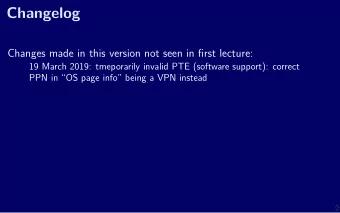 Changelog  Changes made in this version not seen in fjrst lecture:  19 March 2019: tmeporarily