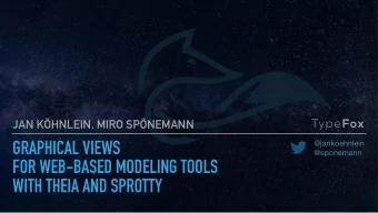 GRAPHICAL VIEWS  @sponemann  FOR WEB-BASED MODELING TOOLS  WITH THEIA AND SPROTTY  ECLIPSE THEIA