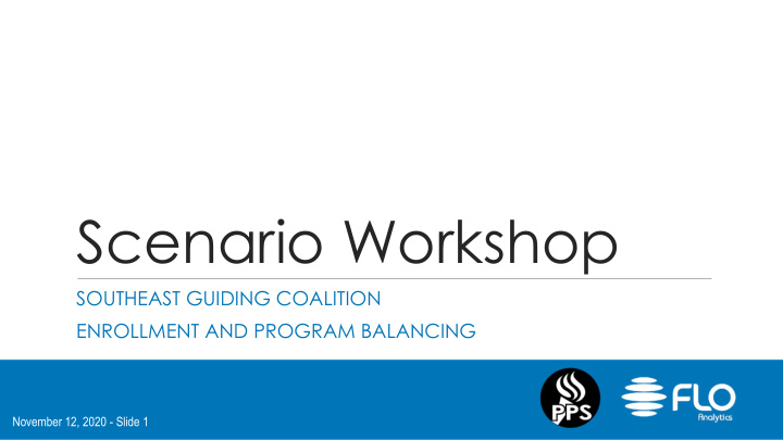 scenario workshop