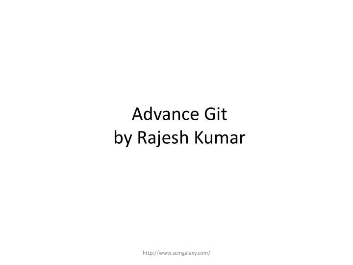 advance git