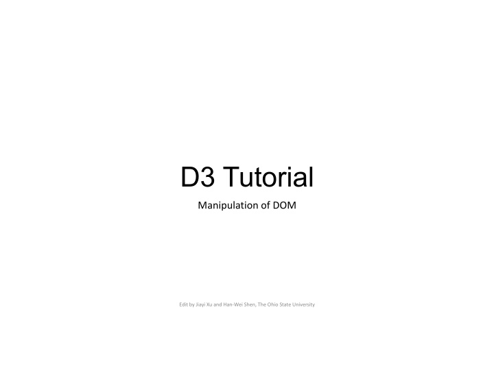 d3 tutorial