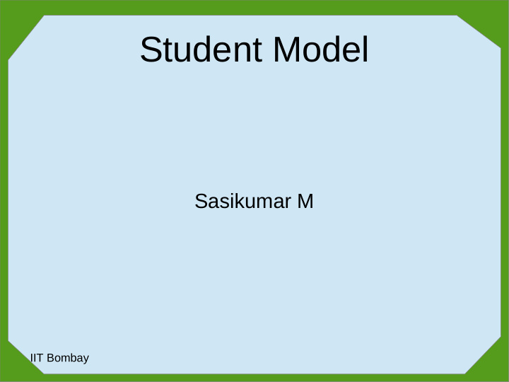 student model