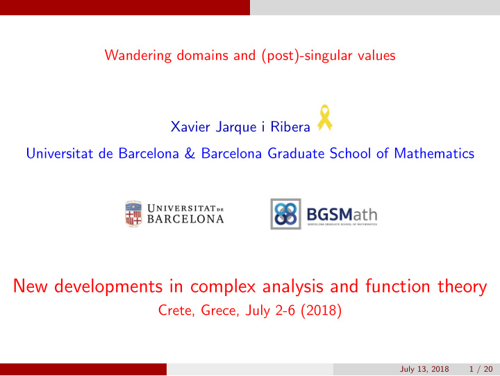 new developments in complex analysis and function theory