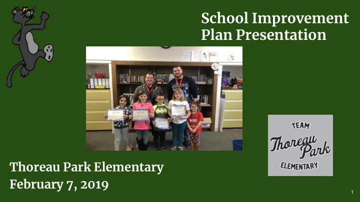 thoreau park elementary february 7 2019 1 tonight s