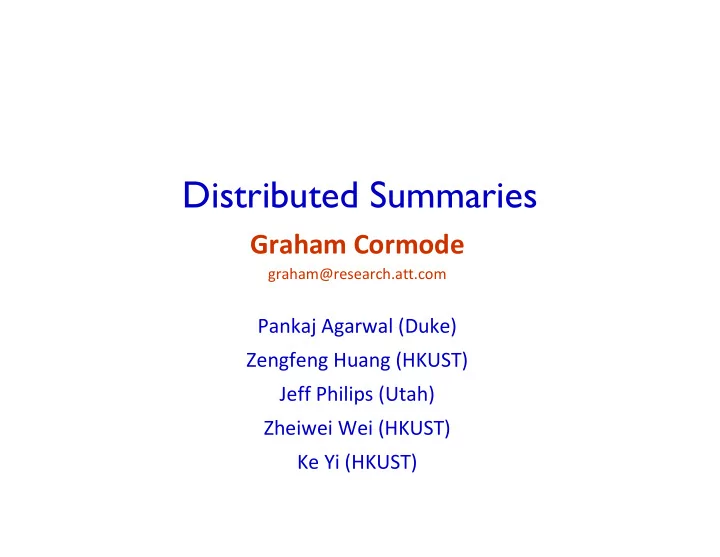graham cormode graham research att com