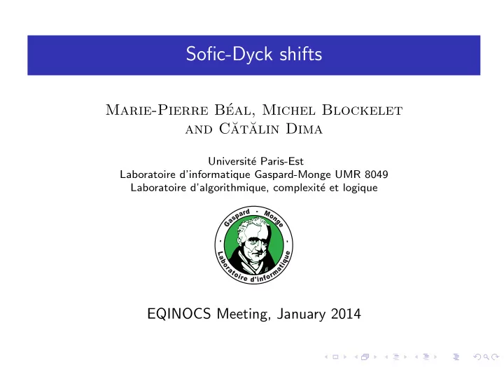 sofic dyck shifts