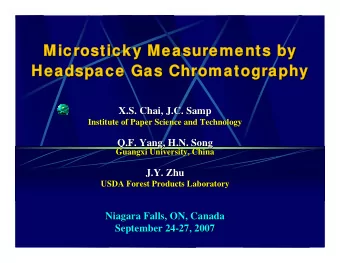 Microsticky  Microsticky Measurements by  Measurements by  Measurements by  Microsticky