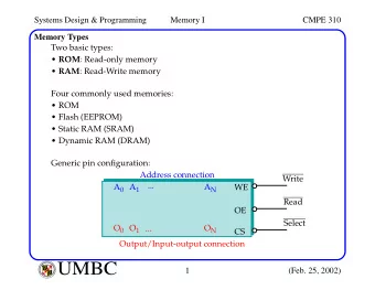 UMBC  A  B  M  A  L  T  F  O  U  M  B  C  I  M  Y  O  R  T  1  (Feb. 25, 2002)  I  E  S  R  C  E  O