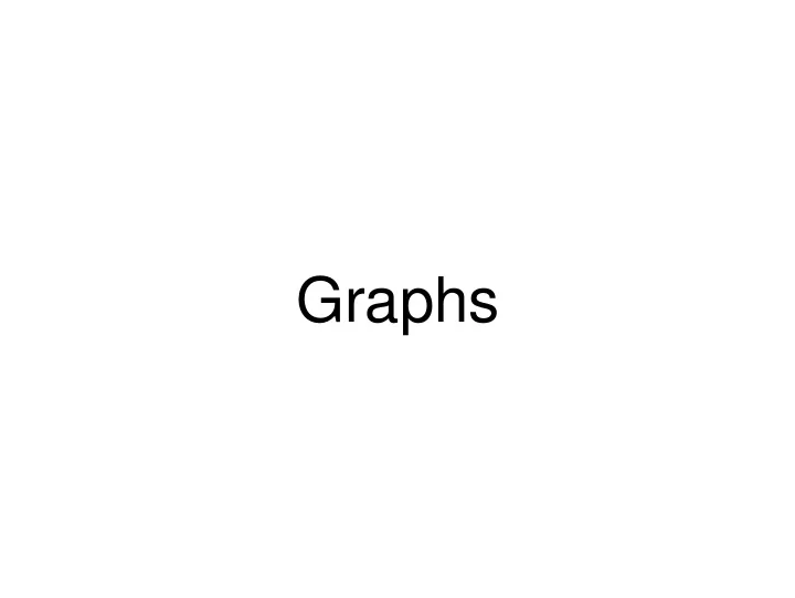 graphs graphs