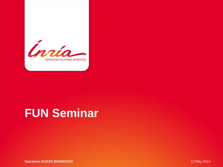 fun seminar
