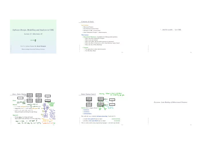 software design modelling and analysis in uml
