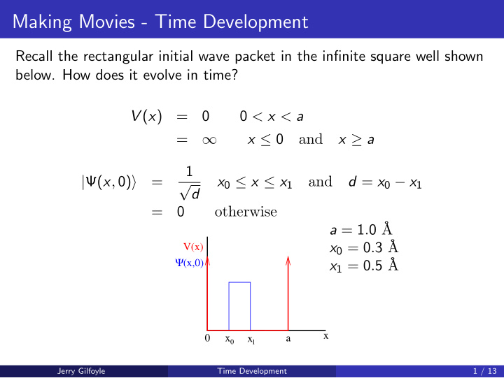 making movies time development