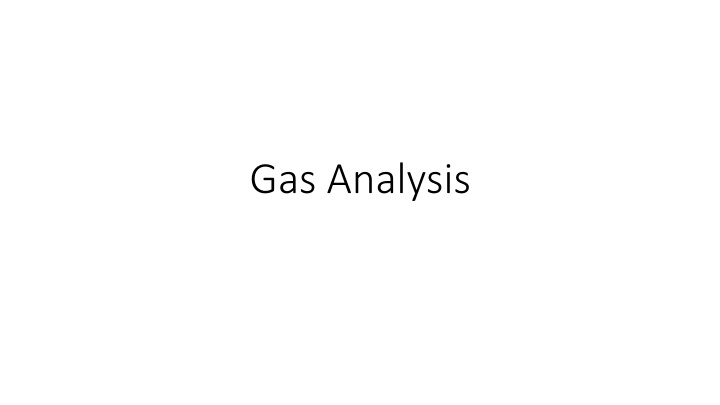gas analysis lhcb analysis results