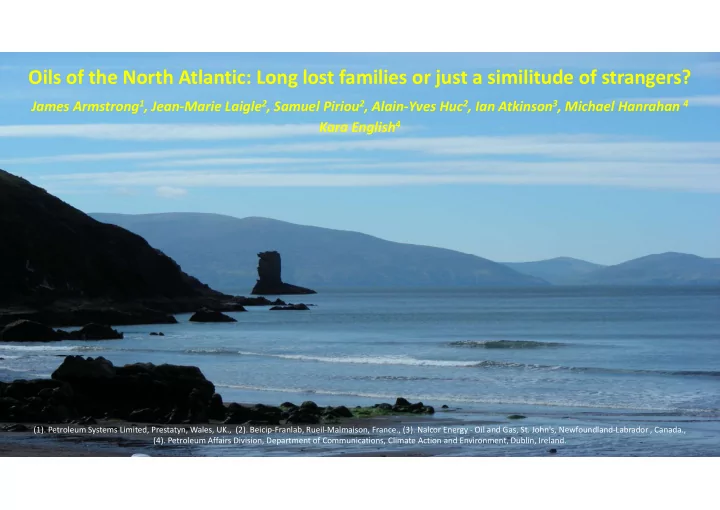 oils of the north atlantic long lost families or just a