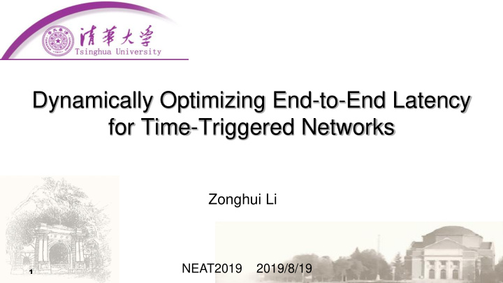 dynamically optimizing end to end latency