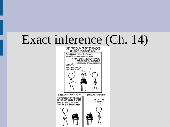 exact inference ch 14 bayesian network