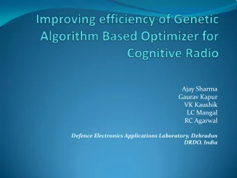 Ajay Sharma  Gaurav Kapur  VK Kaushik  LC Mangal  RC Agarwal  Defence Electronics Applications