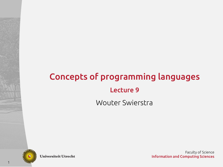 concepts of programming languages
