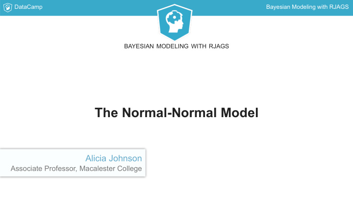 the normal normal model
