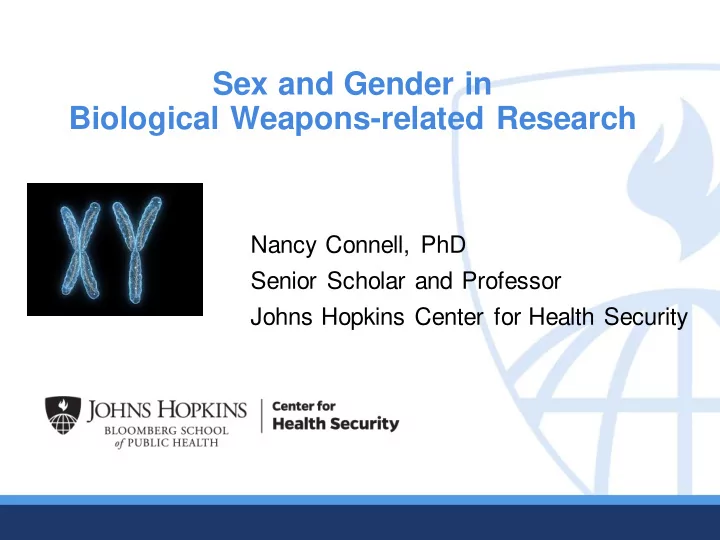 sex and gender in