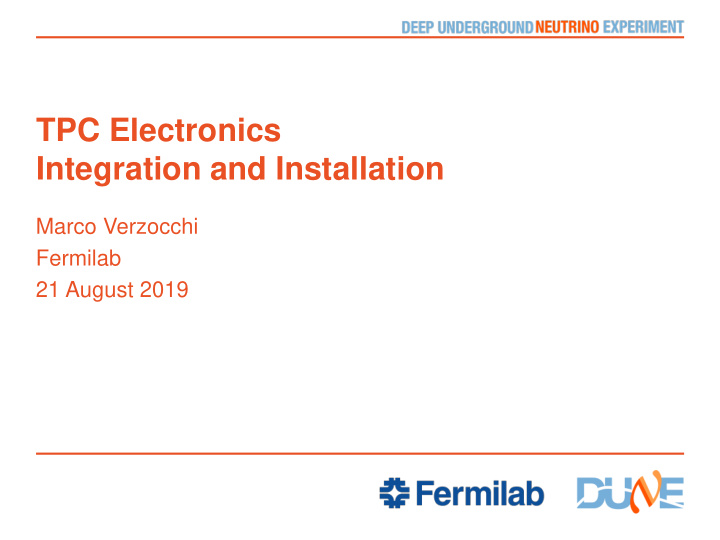 integration and installation