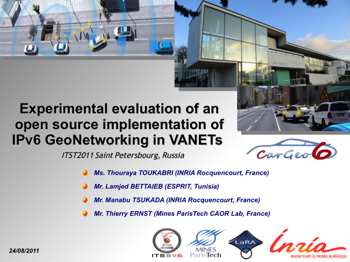 experimental evaluation of an experimental evaluation of
