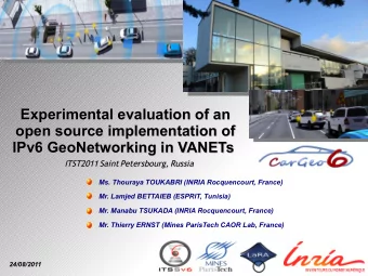 Experimental evaluation of an  Experimental evaluation of an  open source implementation of  open