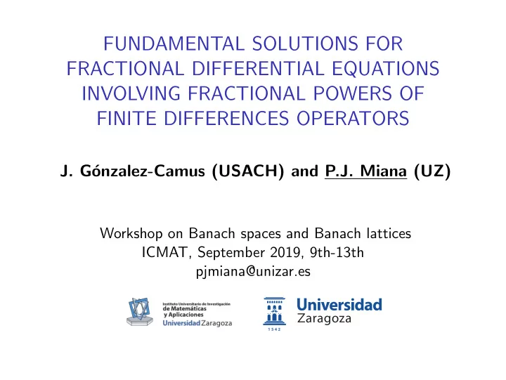 fundamental solutions for fractional differential