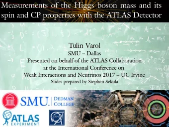 Measurements of the Higgs boson mass and its  spin and CP properties with the ATLAS Detector  Tulin