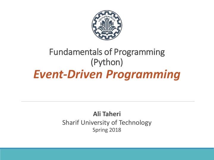 event driven programming