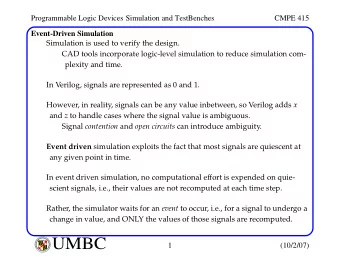 UMBC  A  B  M  A  L  T  F  O  U  M  B  C  I  M  Y  O  R  T  1  (10/2/07)  I  E  S  R  C  E  O  V  U