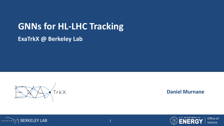 gnns for hl lhc tracking