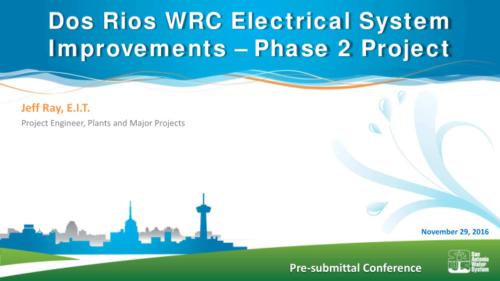 dos rios wrc electrical system improvements phase 2