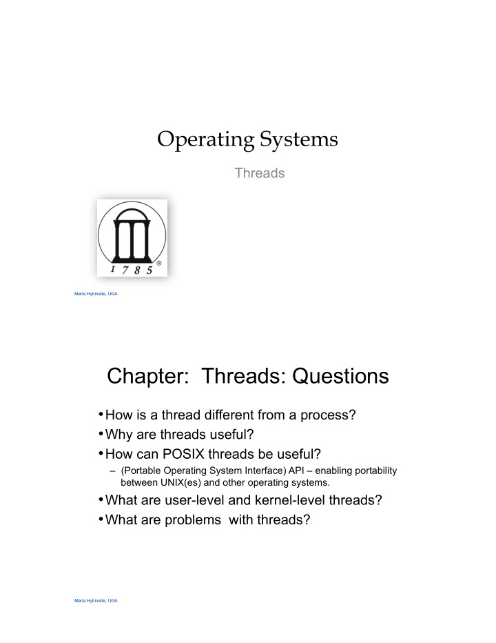 operating systems