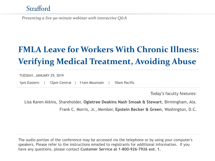 fmla leave for workers with chronic illness