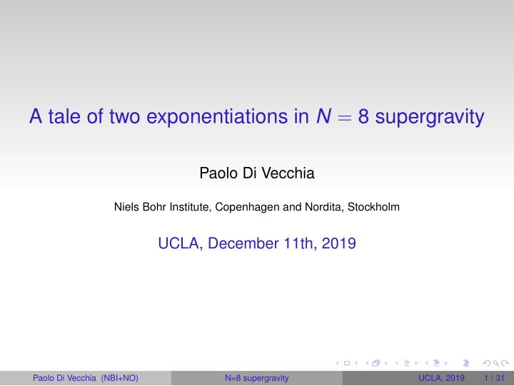a tale of two exponentiations in n 8 supergravity