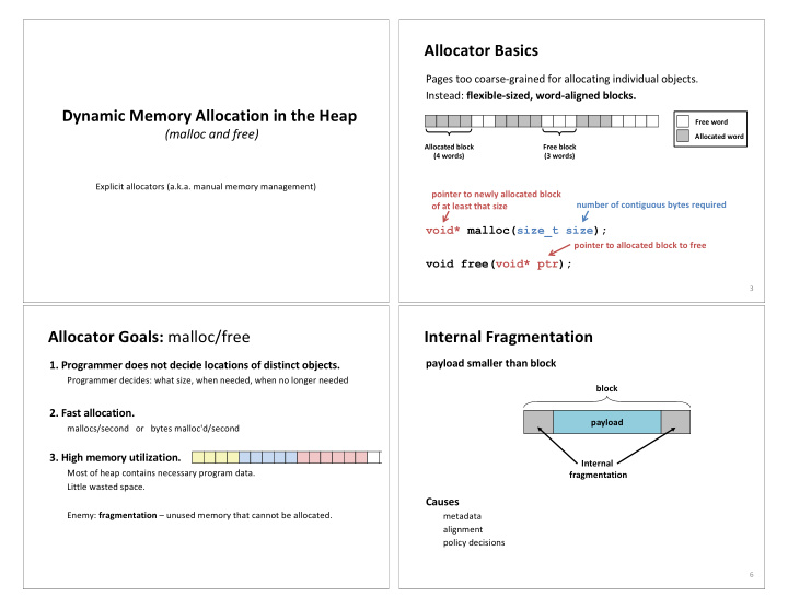 allocator basics