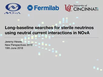 Long-baseline searches for sterile neutrinos  using neutral current interactions in NOvA Jeremy