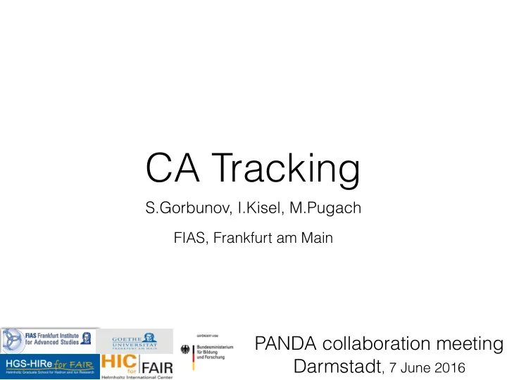 ca tracking