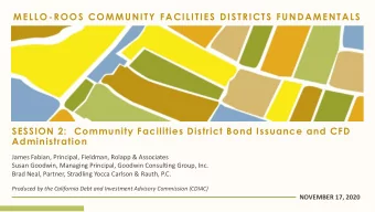 Administration  James Fabian, Principal, Fieldman, Rolapp &amp; Associates  Susan Goodwin, Managing