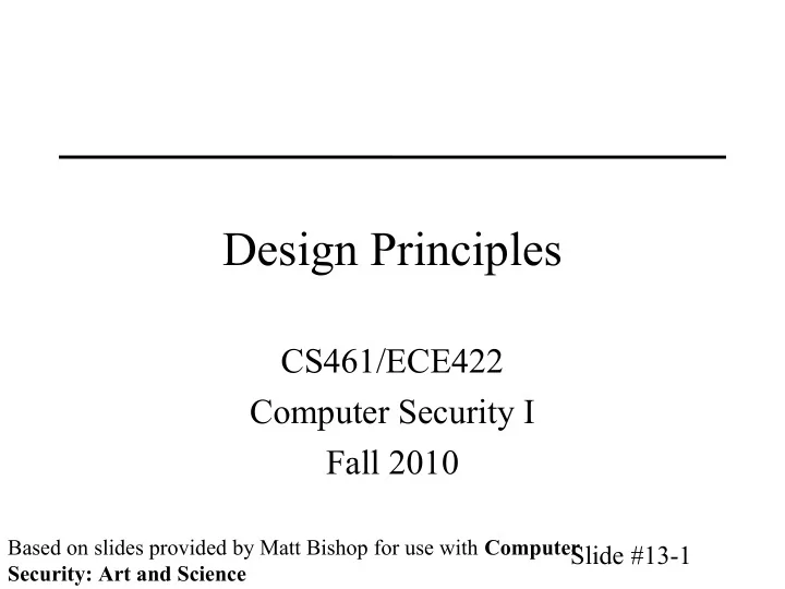 design principles