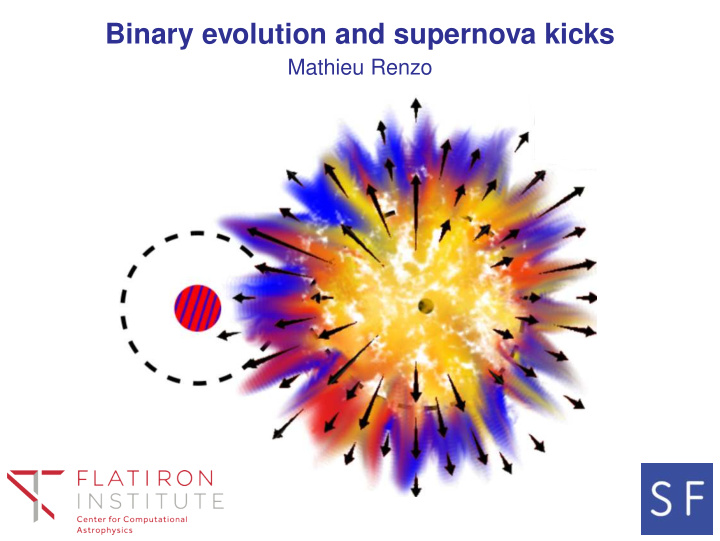 binary evolution and supernova kicks