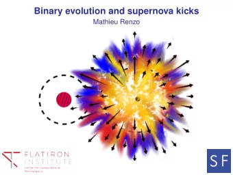 Binary evolution and supernova kicks  Mathieu Renzo  The most common binary evolution path  2  see