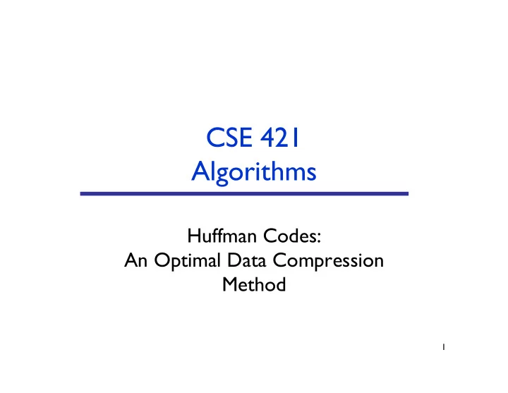 cse 421 algorithms