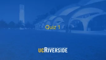 Quiz 1 Quiz 1  Question 1  Compare the differences between a thread and a process. What do both